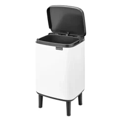 Brabantia Bo waste bin high 7 L, White Hot