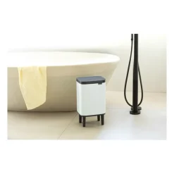 Brabantia Bo waste bin high 7 L, White Hot