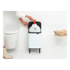 Brabantia Bo waste bin high 7 L, White Hot