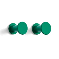 HAY Bolt hook 2-pack Ø2.8 cm, Green