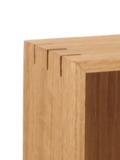Ferm Living Bon shelf 36x47 cm, Oiled Oak Brown Hot