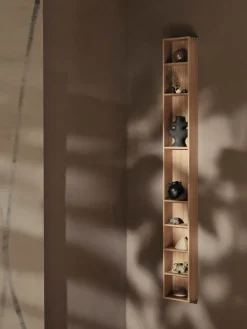 Ferm Living Bon shelf 138x16 cm, Oiled Oak Brown Clearance