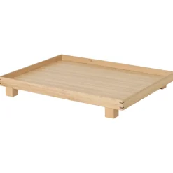 Ferm Living Bon wooden tray large, oak Brown Discount