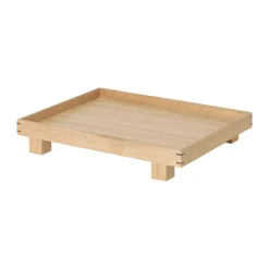 Ferm Living Bon wooden tray small, oak Brown Discount