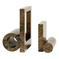 Woud Booknd book support marble, Brown Discount