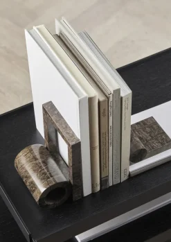 Woud Booknd book support marble, Brown Discount