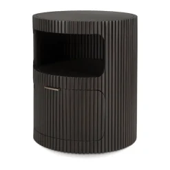 Ethnicraft Boomerang drawer unit, Dark mahogany, Ø45 cm Brown Discount