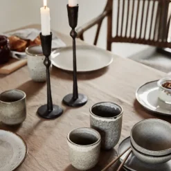 Tell Me More Boule candle sticks , Medium Black Sale
