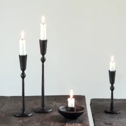 Tell Me More Boule candle sticks , Small Black Online