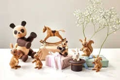 Spring Copenhagen Bounce rabbit decoration 9.5 cm, Oak Beige Online