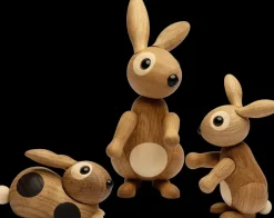 Spring Copenhagen Bounce rabbit decoration 9.5 cm, Oak Beige Online