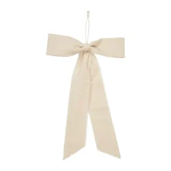 Ferm Living Bow decorative hanging large 30x45 cm, Natural White
