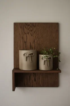 DBKD Bow pot Ø14 cm, Beige Outlet