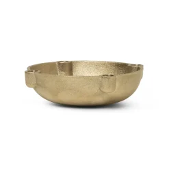 Ferm Living Bowl advent candle brass, brass Gold-coloured New