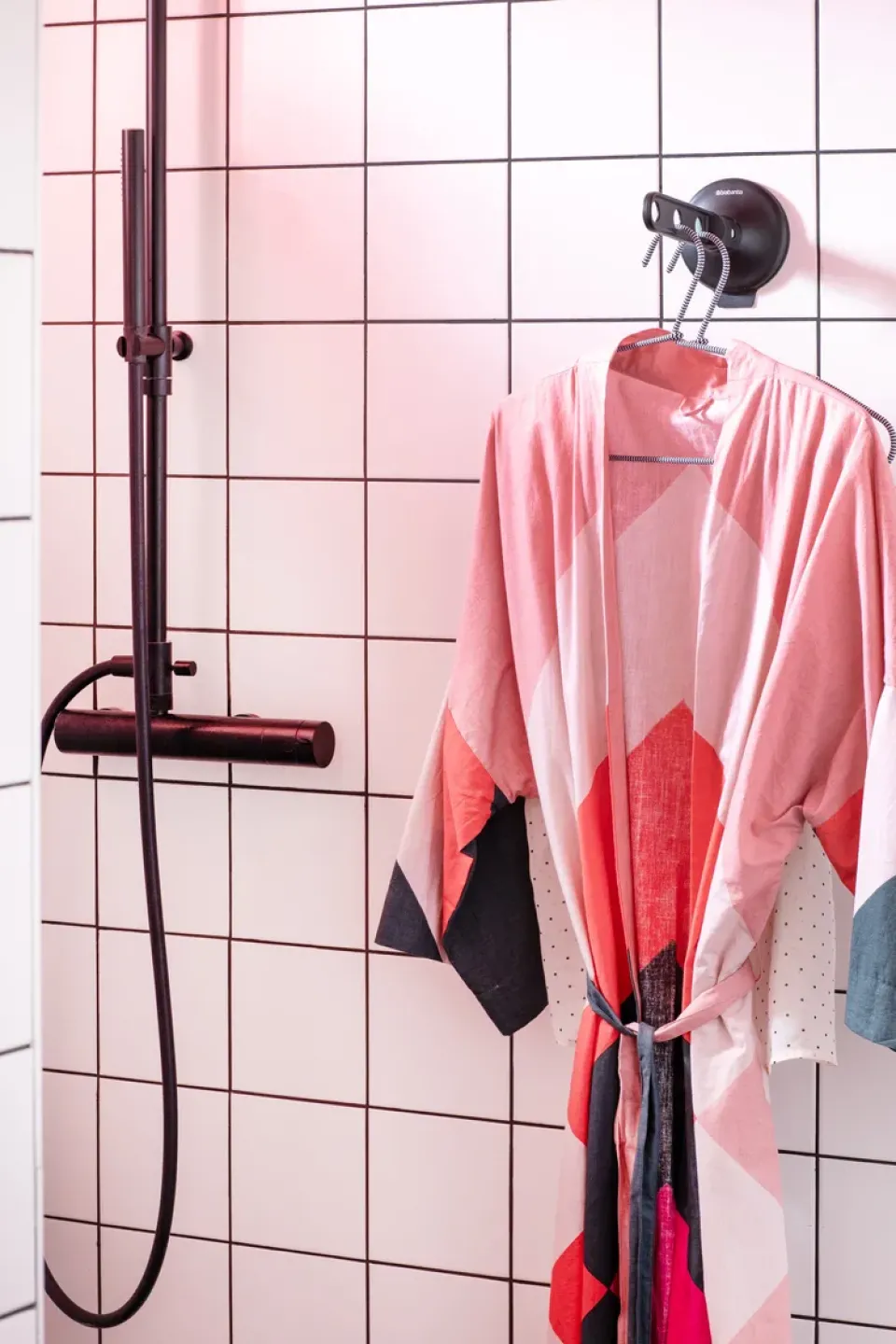 Brabantia hanger with suction cup, Black Best