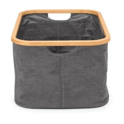 Brabantia laundry basket foldable 40 L, Pepper Black Best