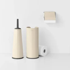 Brabantia ReNew bathroom accessories 3-pieces, Soft Beige Sale