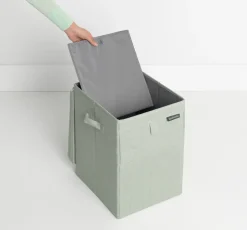 Brabantia stackable laundry basket 35 l., green Grey Outlet