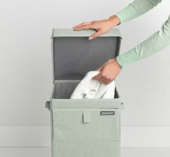 Brabantia stackable laundry basket 35 l., green Grey Outlet