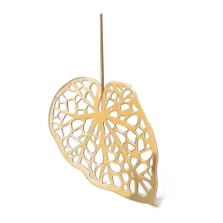 KLONG Brass leaves decoration 2-pack, Water Gold-coloured