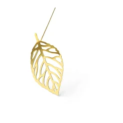 KLONG Brass leaves decoration 2-pack, Wood Gold-coloured Sale