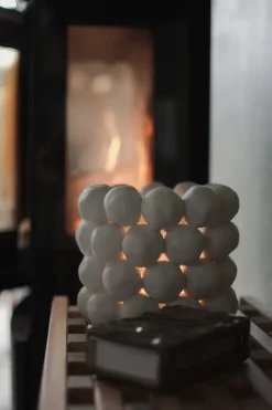 DBKD Bright candleholder Ø17 cm, White Hot