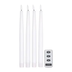 Scandi Essentials Bright LED-candle 28.5 cm 4-pack with remote control , White Best