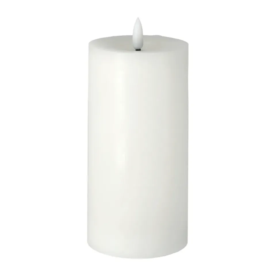 Scandi Essentials Bright Melt block candle 17,5 cm, White