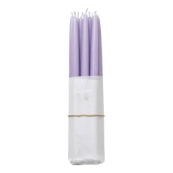 Broste Copenhagen dipped antique candles 10-pack, Orchid light Purple Outlet