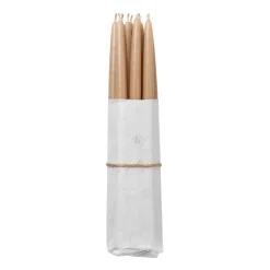 Broste Copenhagen dipped antique candles 10-pack, Walnut Beige Best