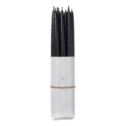 Broste Copenhagen dipped antique candles 10-pack, Simply Black Discount