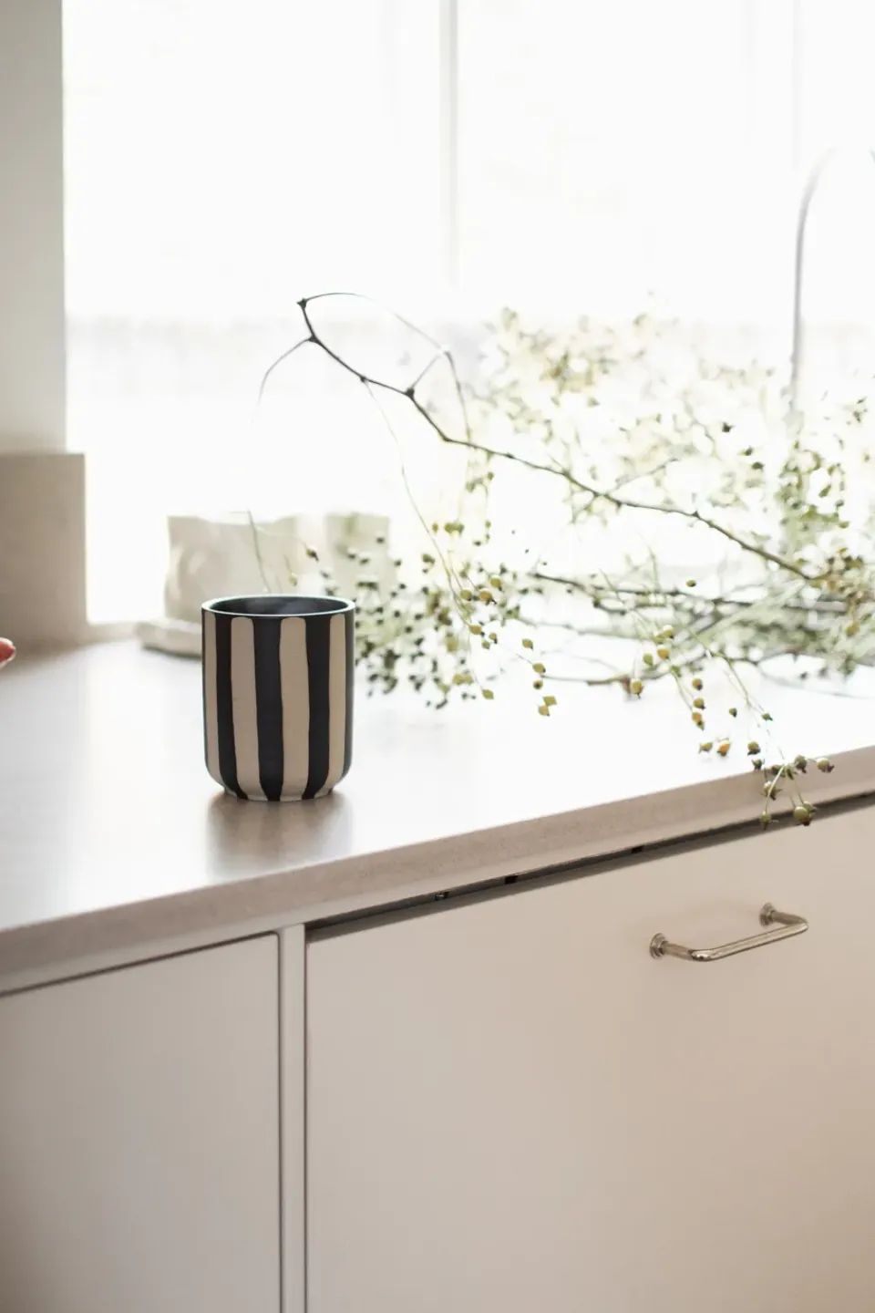 DBKD Burn scented candle 60 h, Stripe Black Sale