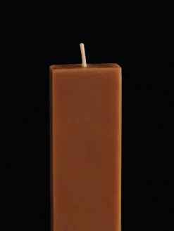 Ferm Living Burren taper candles 2-pack, Bronze Brown Hot