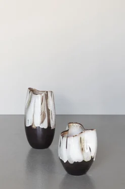 Mette Ditmer By Hand vase small 24.5 cm, Off- White New