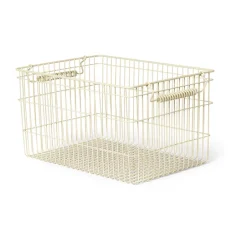 Ferm Living Cala stackable basket 2-pack, Cashmere Beige Discount