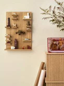 Ferm Living Cala stackable basket 2-pack, Poppy Red Outlet