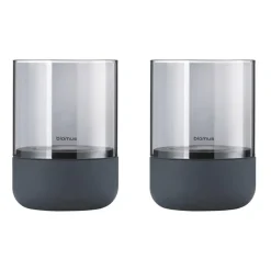 Blomus Calma lantern Ø7 cm 2-pack, Steel -smoke Grey Clearance