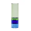 Hübsch Candle lantern vase Ø5 cm, Green-blue New