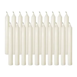 Dala Industrier Candles for Swedish Angel Chimes orginal, 20-pack White Clearance
