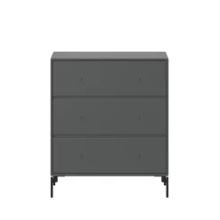 Montana Carry dresser, Anthracite 04, black lacquered legs Grey Discount