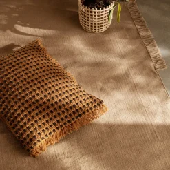 Ferm Living Ceramic braided basket Ø23.5 cm, cashmere Beige Hot