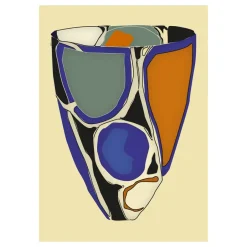 Paper Collective Cerámica 06 poster, 50x70 cm Multi