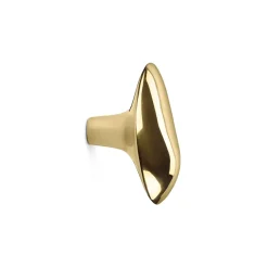 Ferm Living Chanterelle hook, brass Gold-coloured Hot