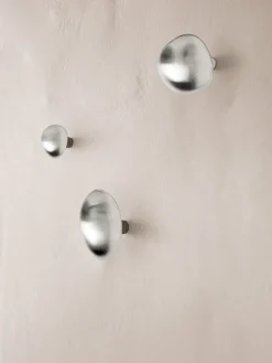 Ferm Living Chanterelle hook, Brushed stainless steel Silver-coloured Online