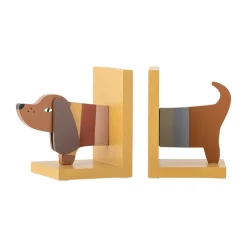 Bloomingville Charlie book ends 2 pieces, Yellow YellowMulti Best