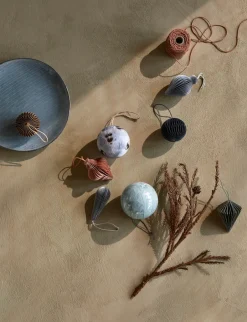Broste Copenhagen Christmas mix decoration 6-pack, Thyme Grey Discount