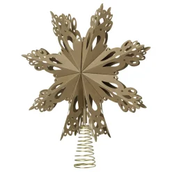 Broste Copenhagen Christmas star topper, natural Brown Best