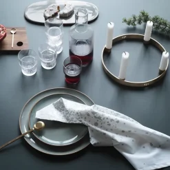 Ferm Living Circle brass candleholder, small Gold-coloured Sale