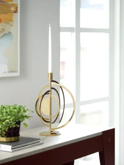 KLONG Cirkus candle sticks brass, Small Gold-coloured Best