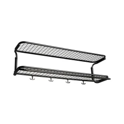 Essem Design Classic 650 hat shelf, /, 2 levels, 70 cm Black